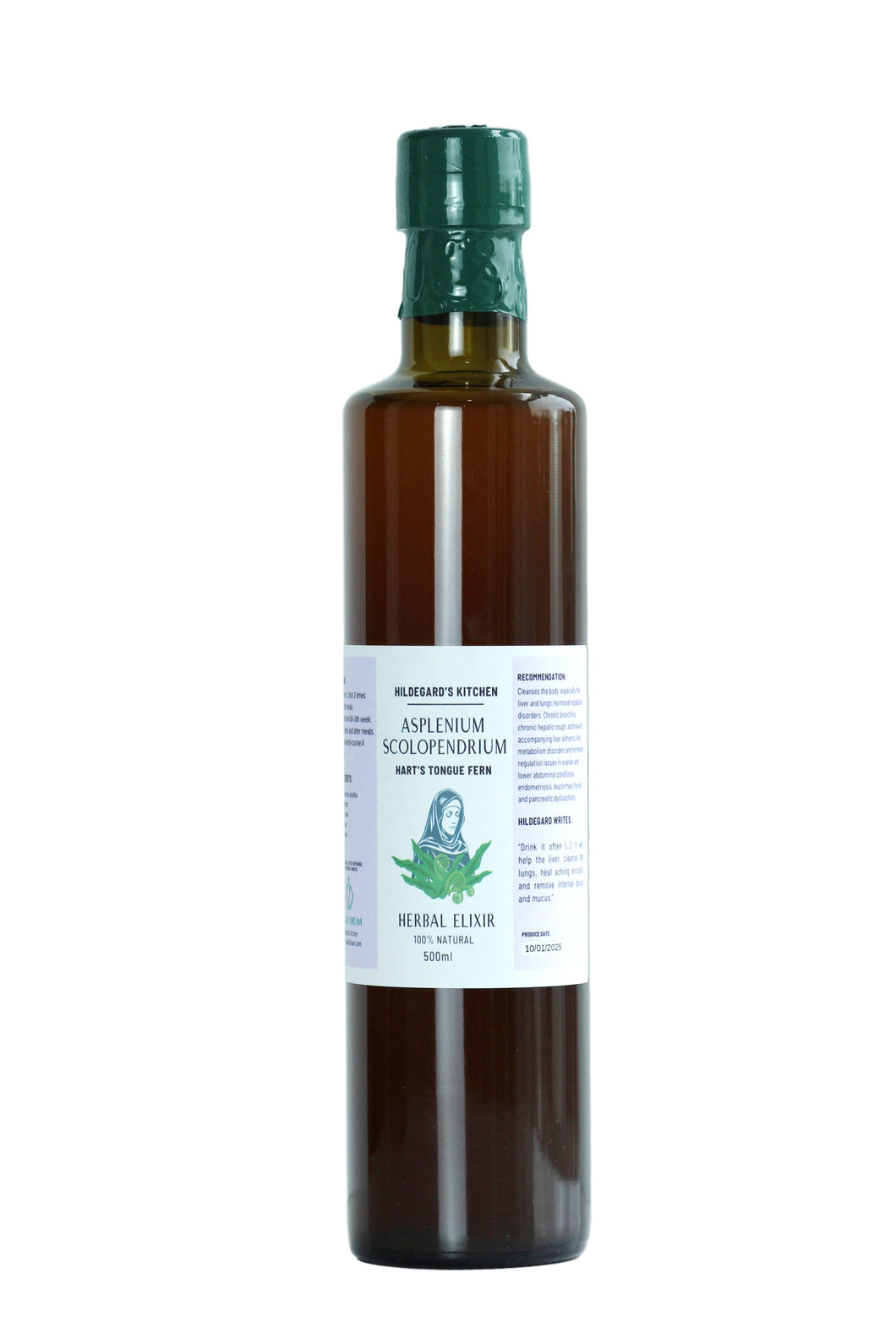 ASPLENIUM SCOLOPENDRIUM  Heart’s Tongue Fern Elixir 500ml